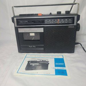 Vintage Radio Shack Realistic Radio CTR-59 Model: 14-1009 with Original Manual
